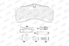 Тормозные колодки дисковые JURID 2924605390