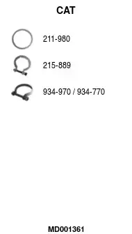 Катализатор MD001361 FA1