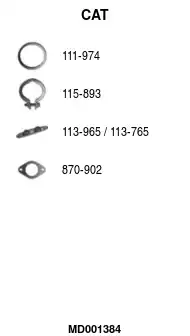 Катализатор MD001384 FA1