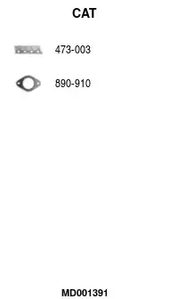 Катализатор MD001391 FA1