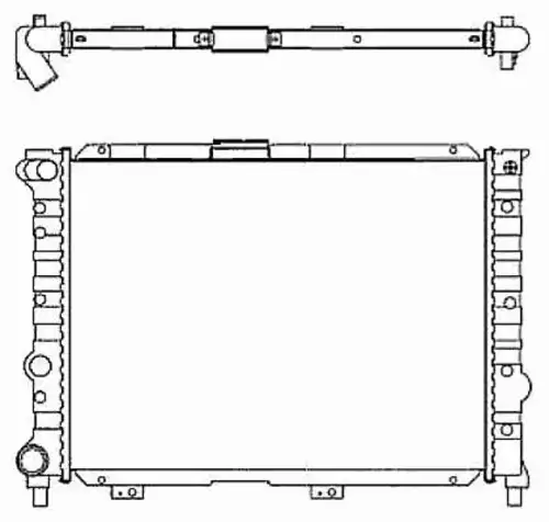 Радиатор кондиционера (конденсатор) NRF 58114