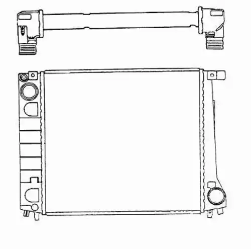 Радиатор кондиционера (конденсатор) NRF 51349
