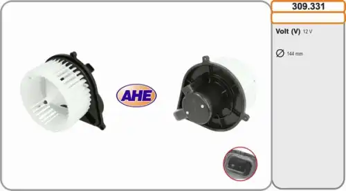 Вентилятор салона 309.331 AHE