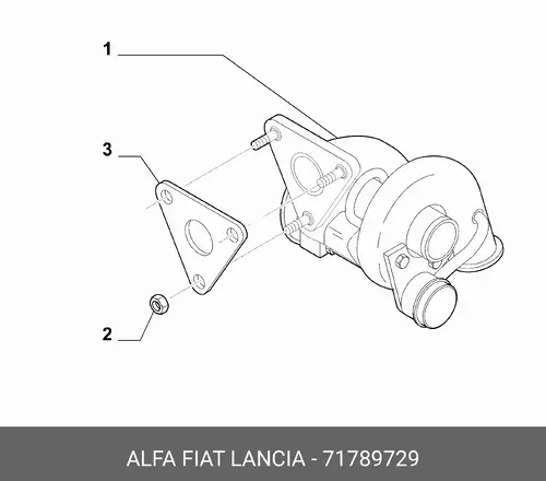 Турбокомпрессор 7 178 9729 FIAT