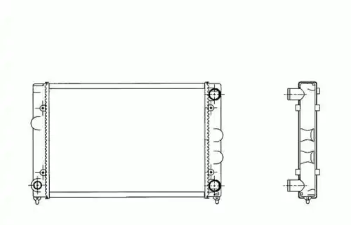 Радиатор кондиционера (конденсатор) NRF 509505