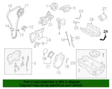Прокладка масляного поддона MAZDA B54110428