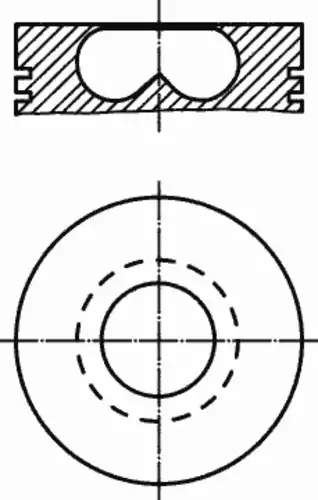 поршень Ford 56 132 68 0 PERFECT CIRCLE