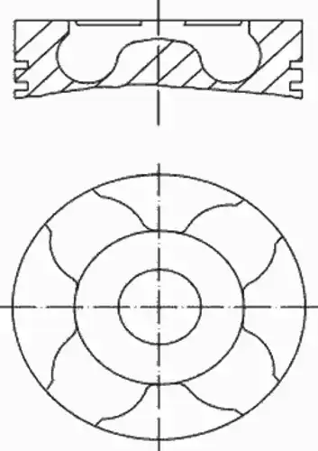 поршень Citr 56 135 58 0 PERFECT CIRCLE