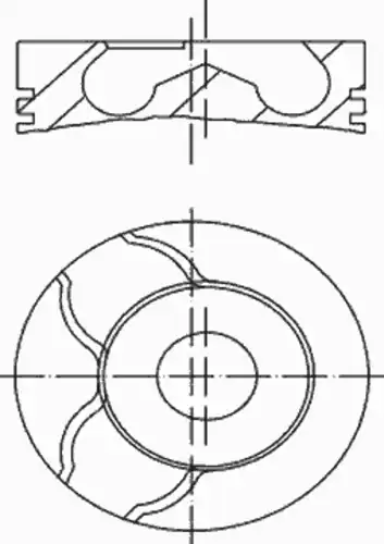поршень Ren 59 819 48 1 PERFECT CIRCLE