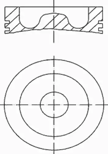 поршень IVEC 56 029 68 0 PERFECT CIRCLE