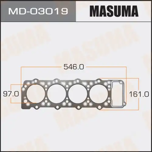 Прокладка ГБЦ MASUMA MD-03019