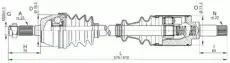 привод левый Peug DRS6004.00 OPEN PARTS