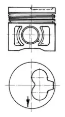 поршень VW 91 386 960 KS