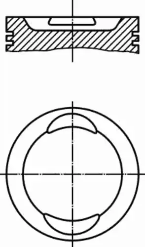 поршень VW 029 63 00 MAHLE