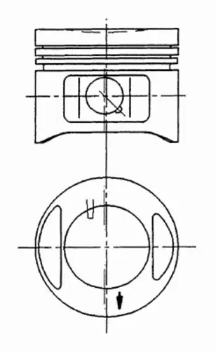 поршень Fiat 94 910 700 KS