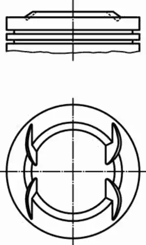 ПОРШНЕКОМПЛЕКТ 063 10 00 MAHLE