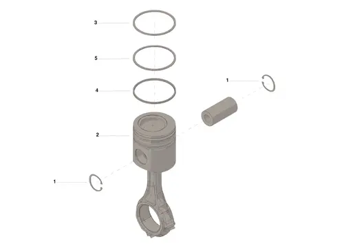 Кольца поршневые CUMMINS 4025011