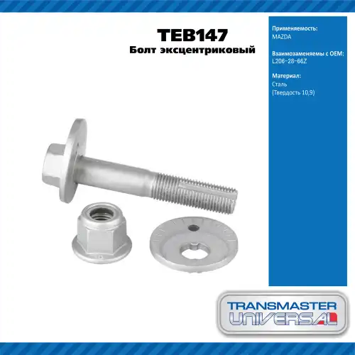 Болт рычага с гайкой TEB147 TRANSMASTER