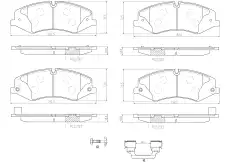 Тормозные колодки дисковые BREMBO P44022N