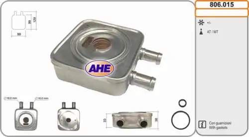 Масляный радиатор AHE 806.015