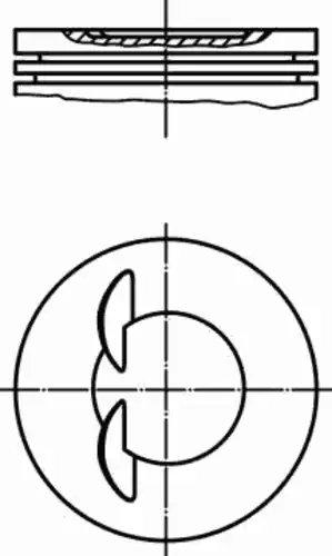 Поршень 503 84 00 MAHLE