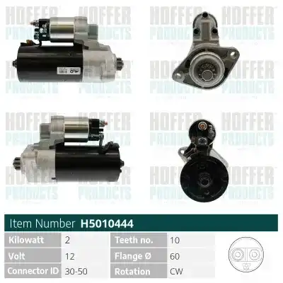 Стартер HOFFER H5010444