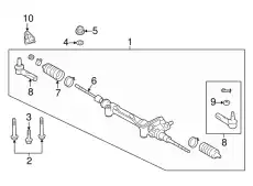 Рулевая тяга TOYOTA / LEXUS 4550360050