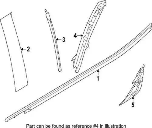MOULDING - DOOR OUTSIDE N1WZ2625533BA FORD