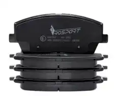 Тормозные колодки дисковые ROSPART RB0704