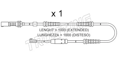 Датчик тормозных колодок TRUSTING SU.415