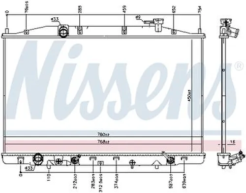 деталь 606282 NISSENS