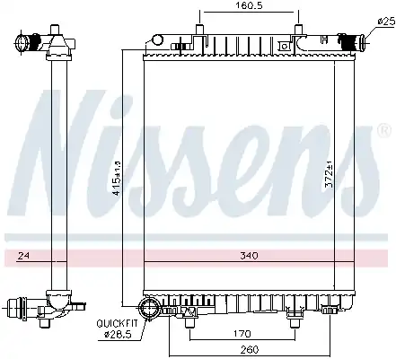 деталь 691059 NISSENS