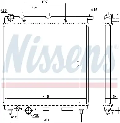 деталь 693626 NISSENS
