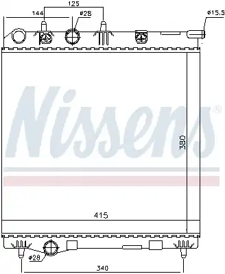 деталь 694543 NISSENS