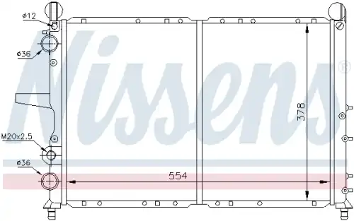 деталь 697024 NISSENS