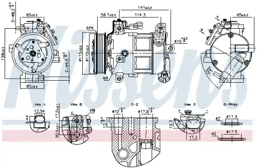 деталь 891186 NISSENS