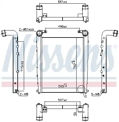 Интеркулер NISSENS 97090