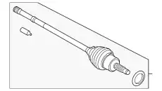 28391SJ020 ВАЛ ПРИВОДНОЙ SUBARU