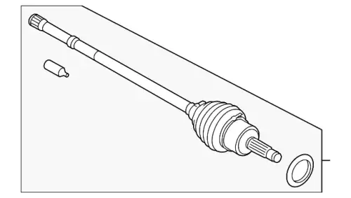 28391SJ020 ВАЛ ПРИВОДНОЙ SUBARU