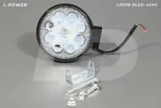 Фара рабочего света L-POWER LP27R-9LED-42HC