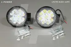 Фара рабочего света L-POWER LP27R-9LED-42PC