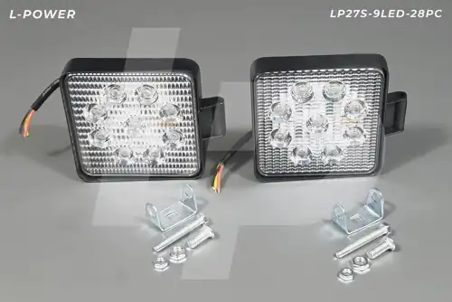 Фара рабочего света L-POWER LP27S-9LED-28PC