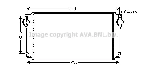 Интеркулер AVA TO4362