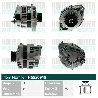 Генератор HOFFER H5520918