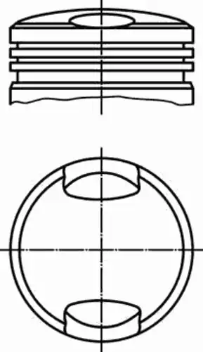 Поршень 082 26 01 MAHLE