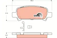 Тормозные колодки дисковые TRW GDB3223