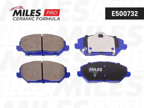 Тормозные колодки дисковые передняя ось MILES E500732