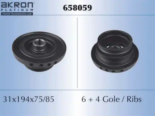 Шкив коленвала MALO 658059
