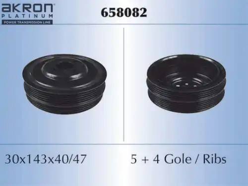 шкив коленвала VW 658082 MALO