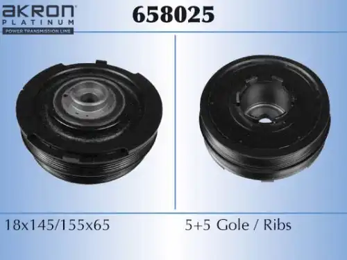 Шкив коленвала MALO 658025